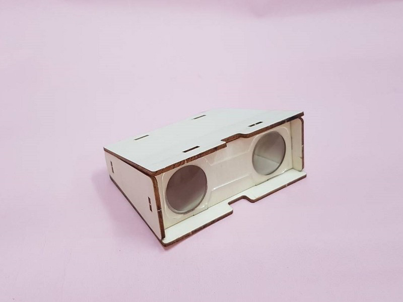 DIY木製望遠鏡育教於樂用成品來賞鷹看滿州美景吧